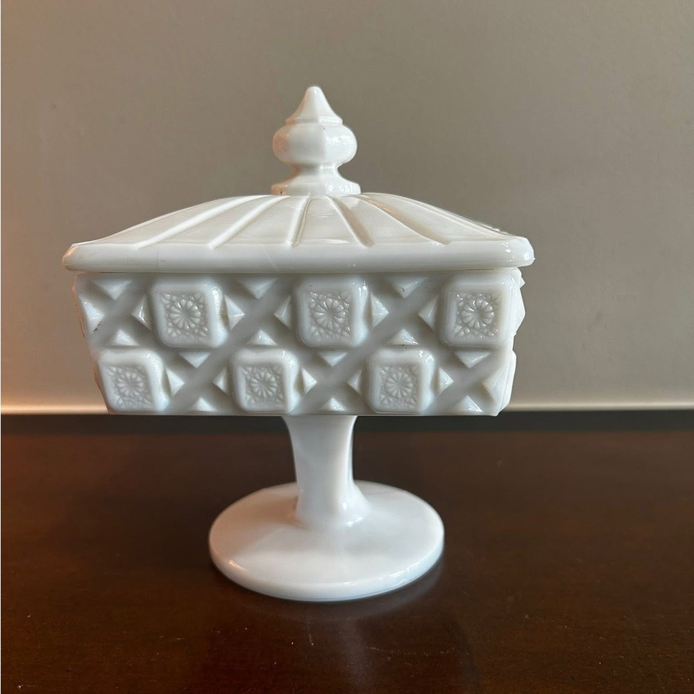 Vintage Westmoreland milk glass Candy Dish